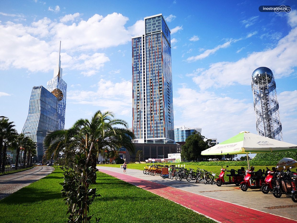 Небоскрёб с колесом обозрения? Because fuck you, thats why