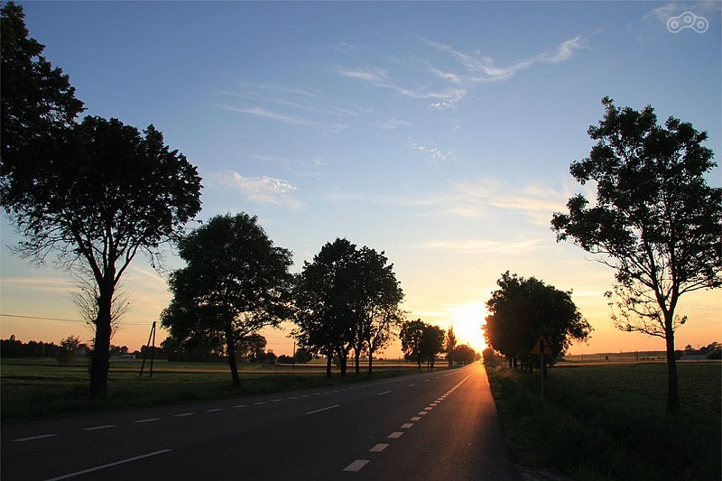 Варшаву проехал уже под вечер по уже полюбившейся двухполоске