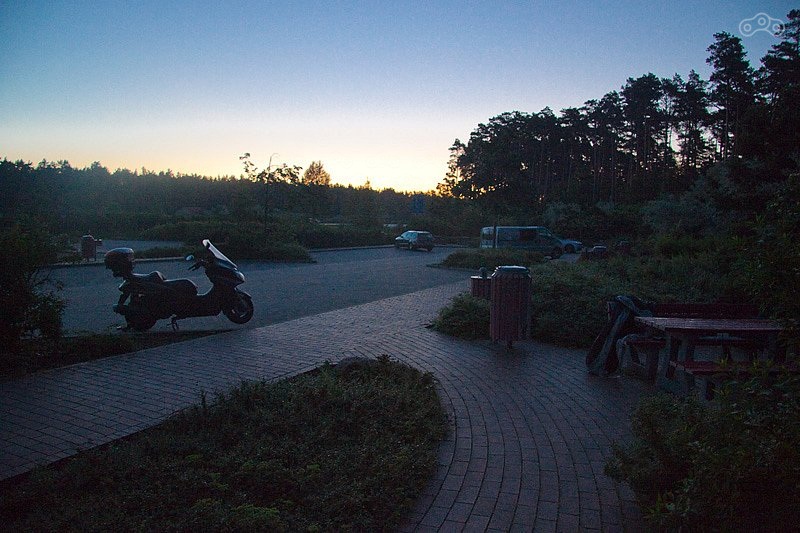 Самая экстремальная моя ночёвка на сегодняшний день.