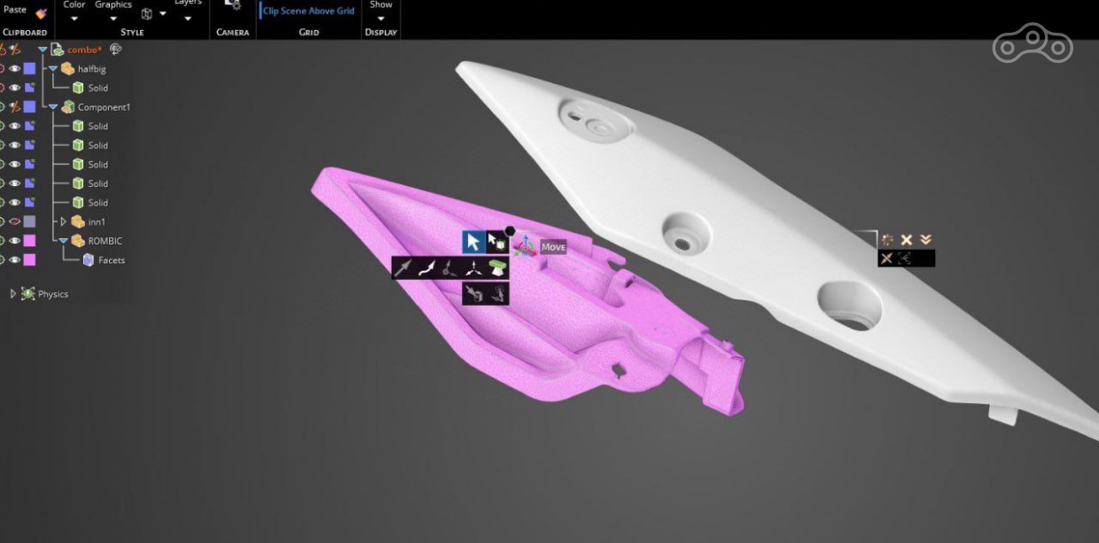 Боковая накладка и кусок боковины