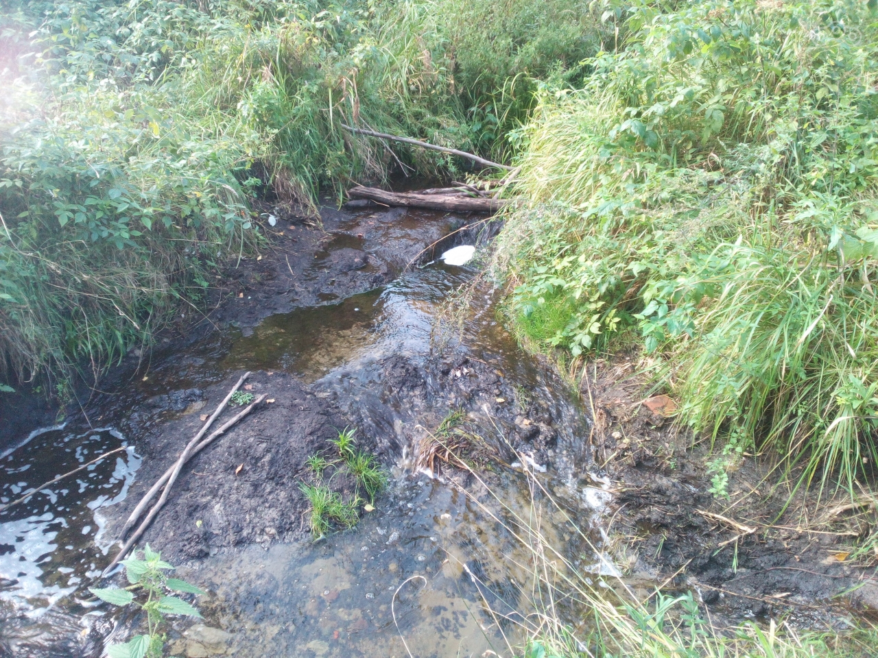 что осталось от водопада