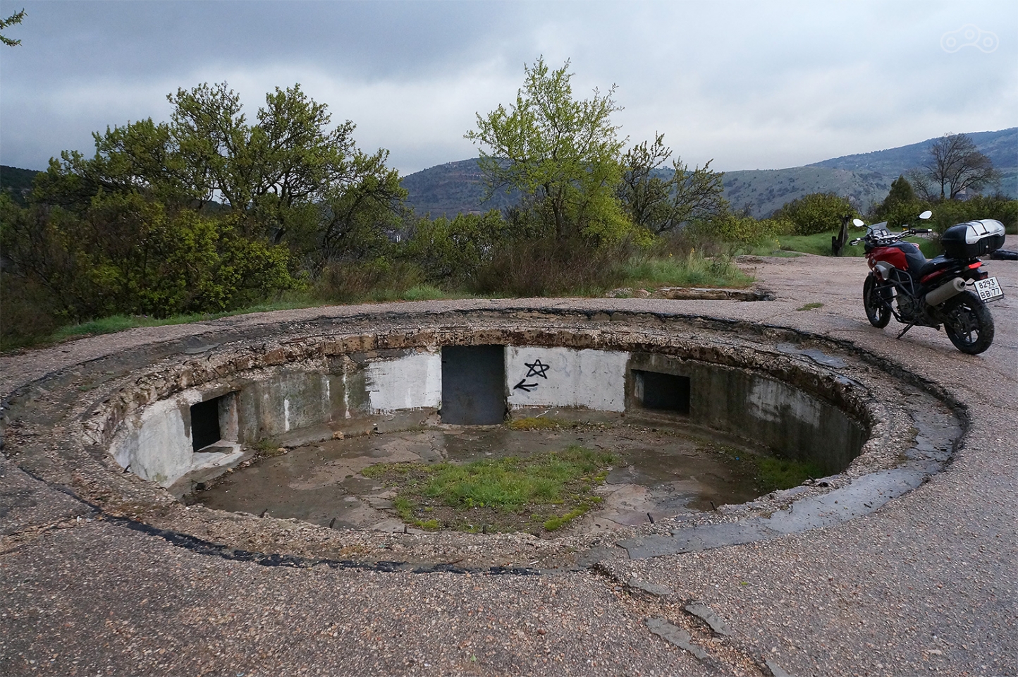 Девятнадцатая батарея, где во времена войны располагались артиллерийские орудия