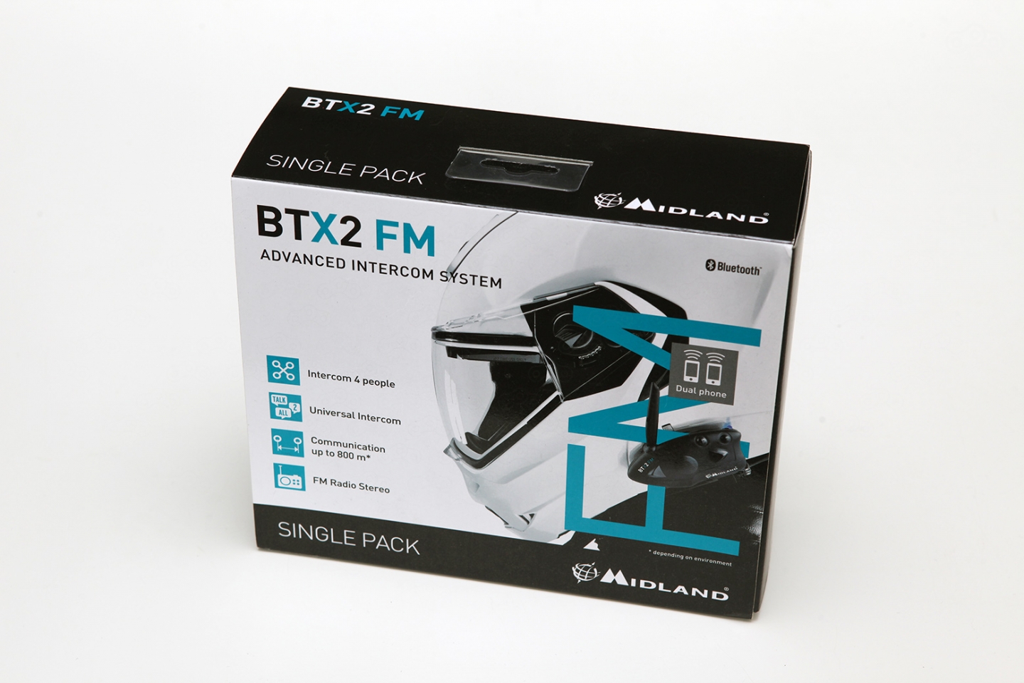 В качестве «билета в мир беспроводного общения» была выбрана гарнитура Midland BTX2 FM