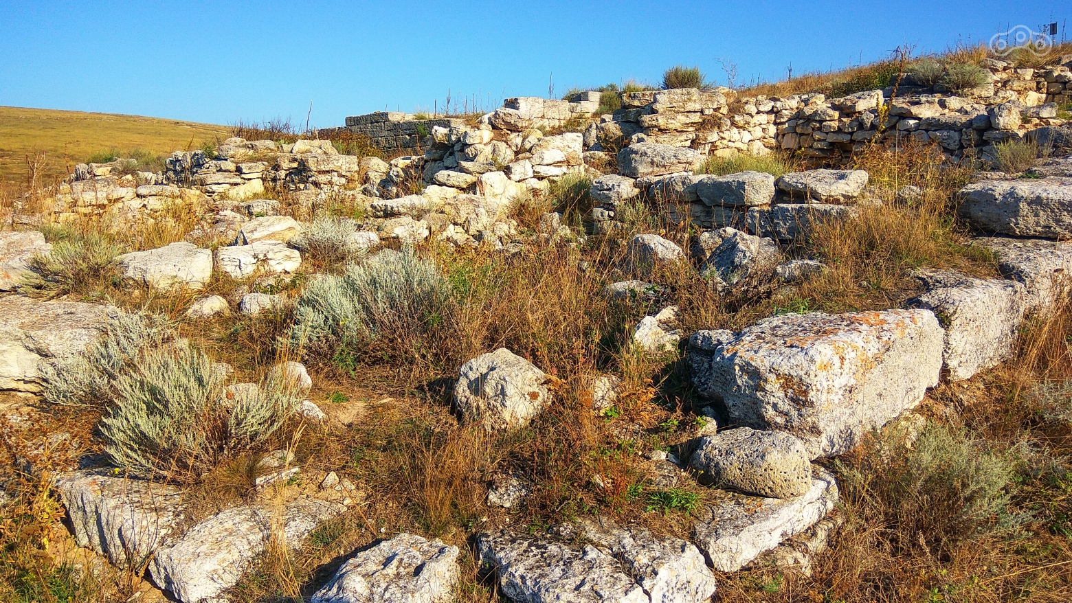 Развалины крепости. Национальный природный парк Тарханкутский, Крым