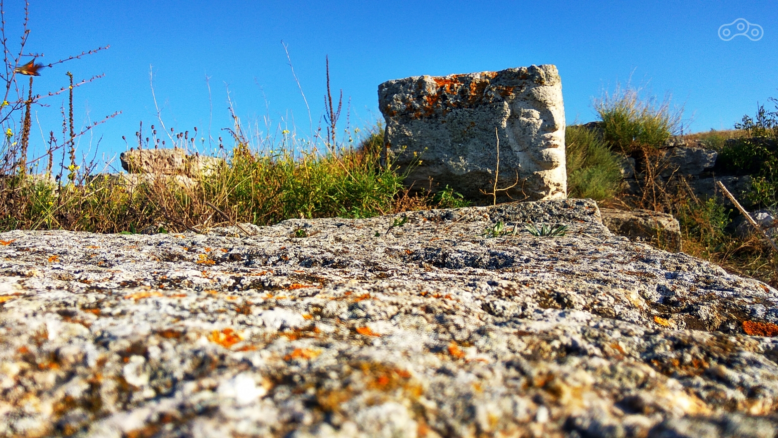 Развалины древнегреческой усадьбы. Национальный природный парк Тарханкутский, Крым