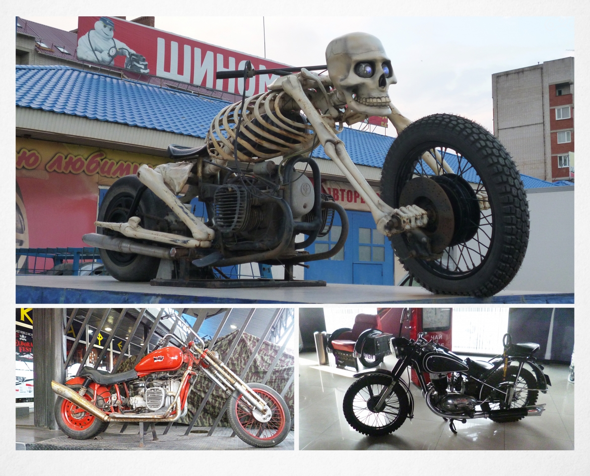 Еще несколько мотоциклов, но далеко не все.