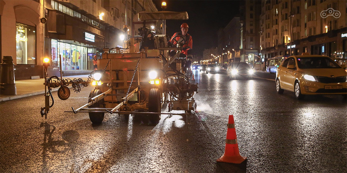 Синяя разметка будет использоваться для обозначения