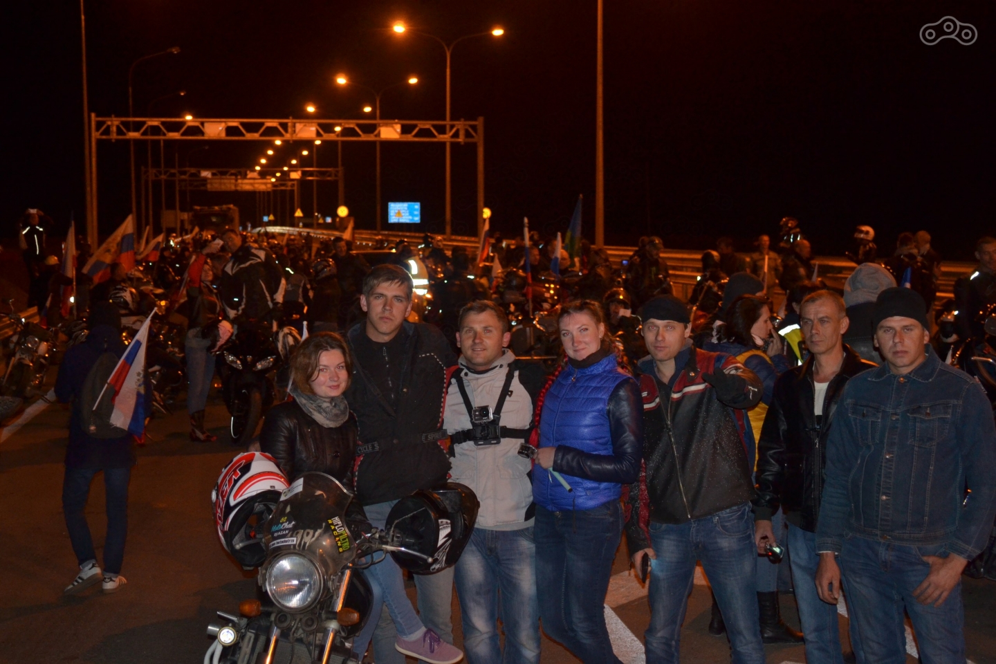 Массовые нарушения ПДД во время открытия Крымского моста