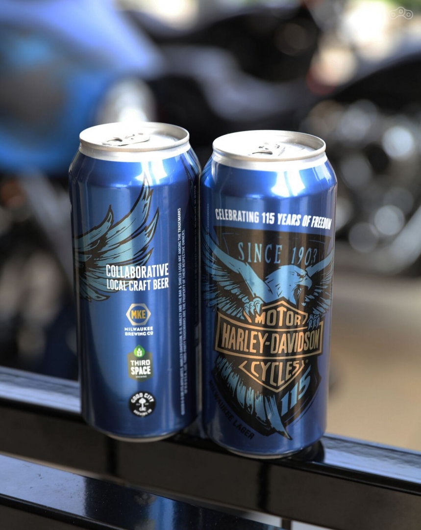 Возможность купить бутылку пива Harley-Davidson была в конце 1980-х годов, сейчас за этим пивом охотятся коллекционеры