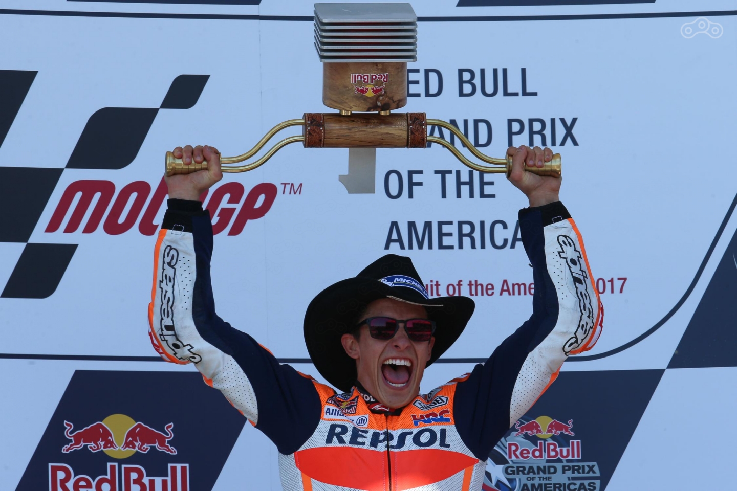 Марк Маркес, победитель третьего этапа гонок  MotoGP 2017