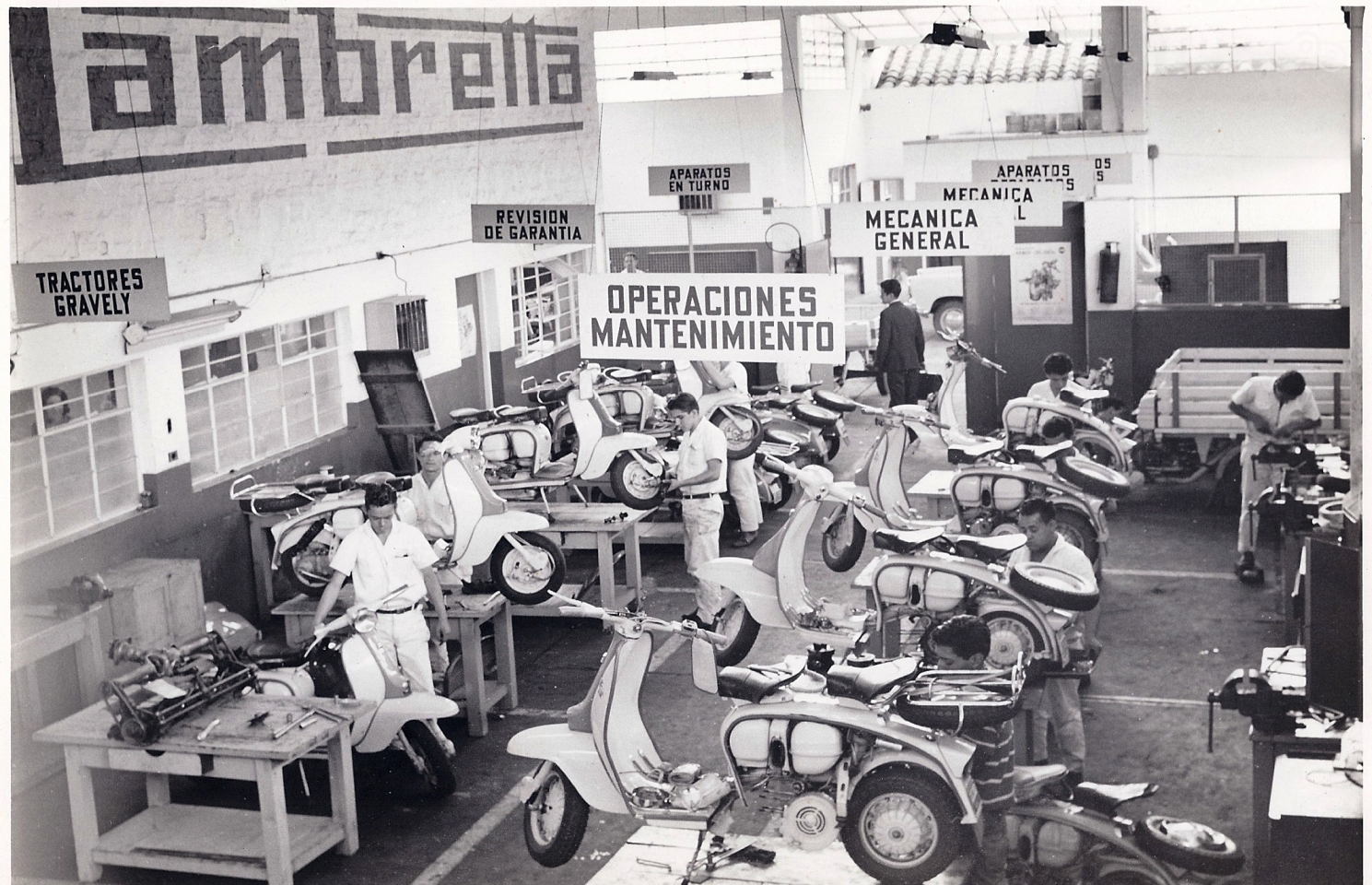 Сборочный цех Lambretta