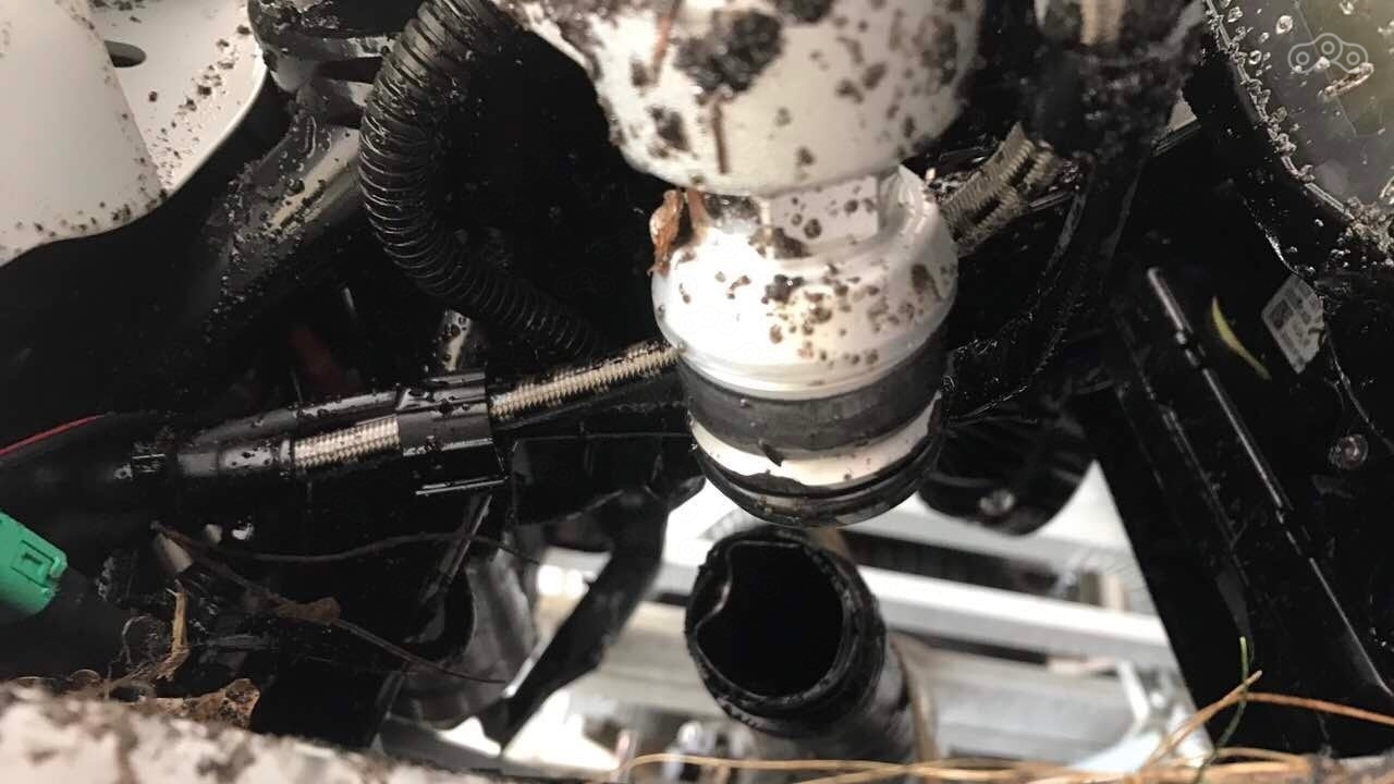 Поломка пера вилка, в результате которой пострадал путешественник Тони Джорджио