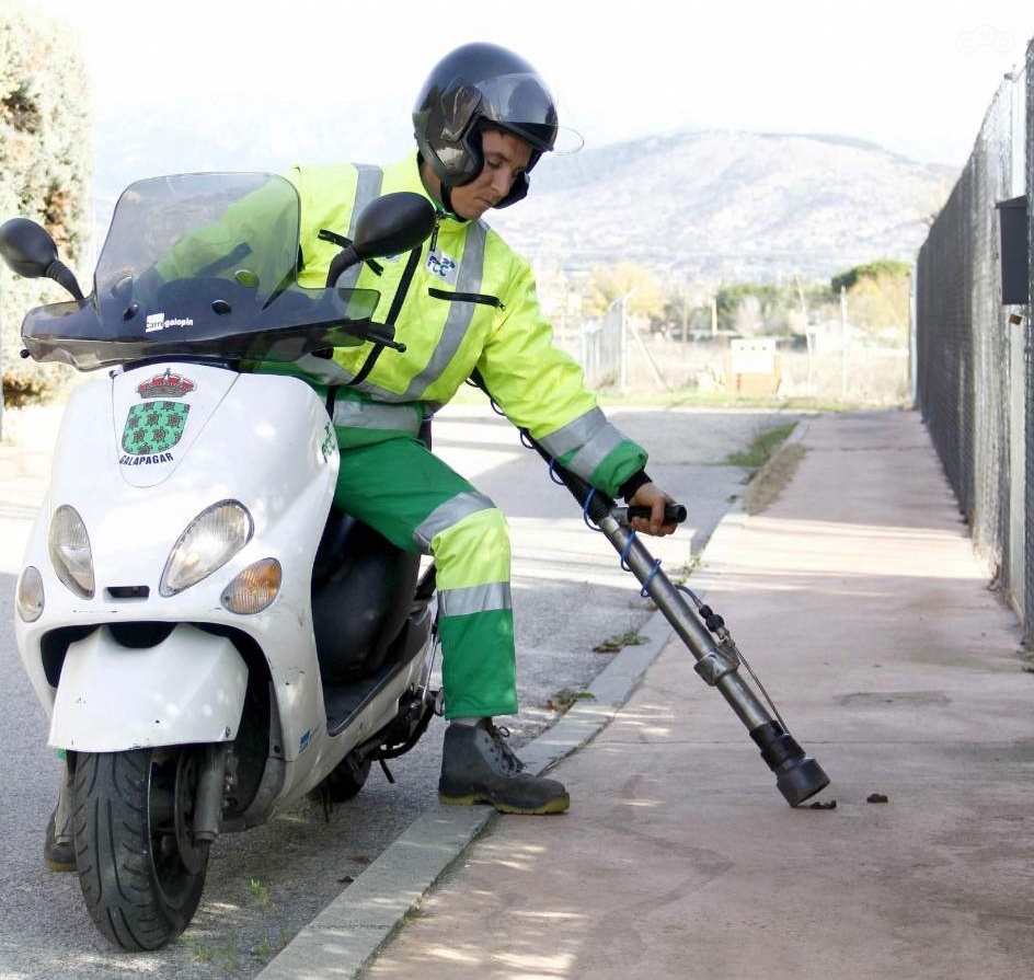 Дорожный патруль за работой