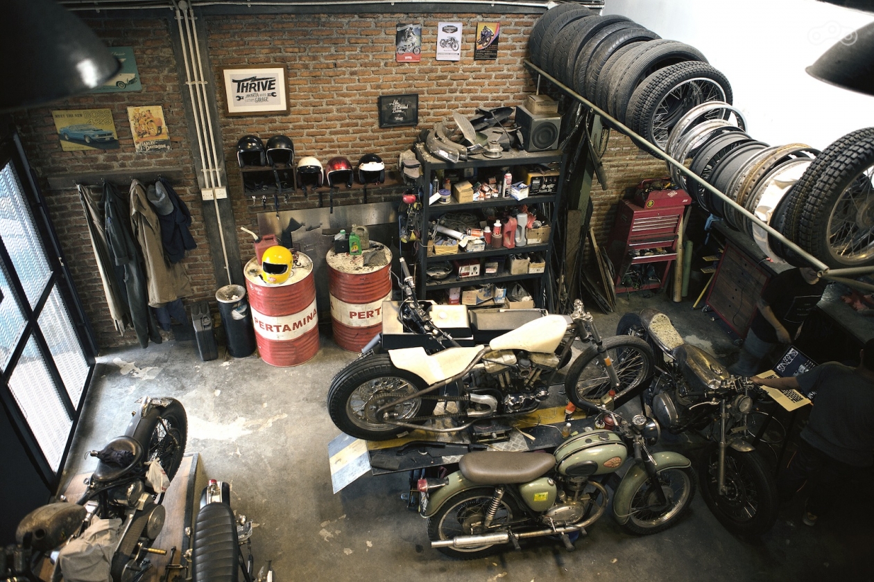 Мастерская Thrive Motorcycles в Джакарте