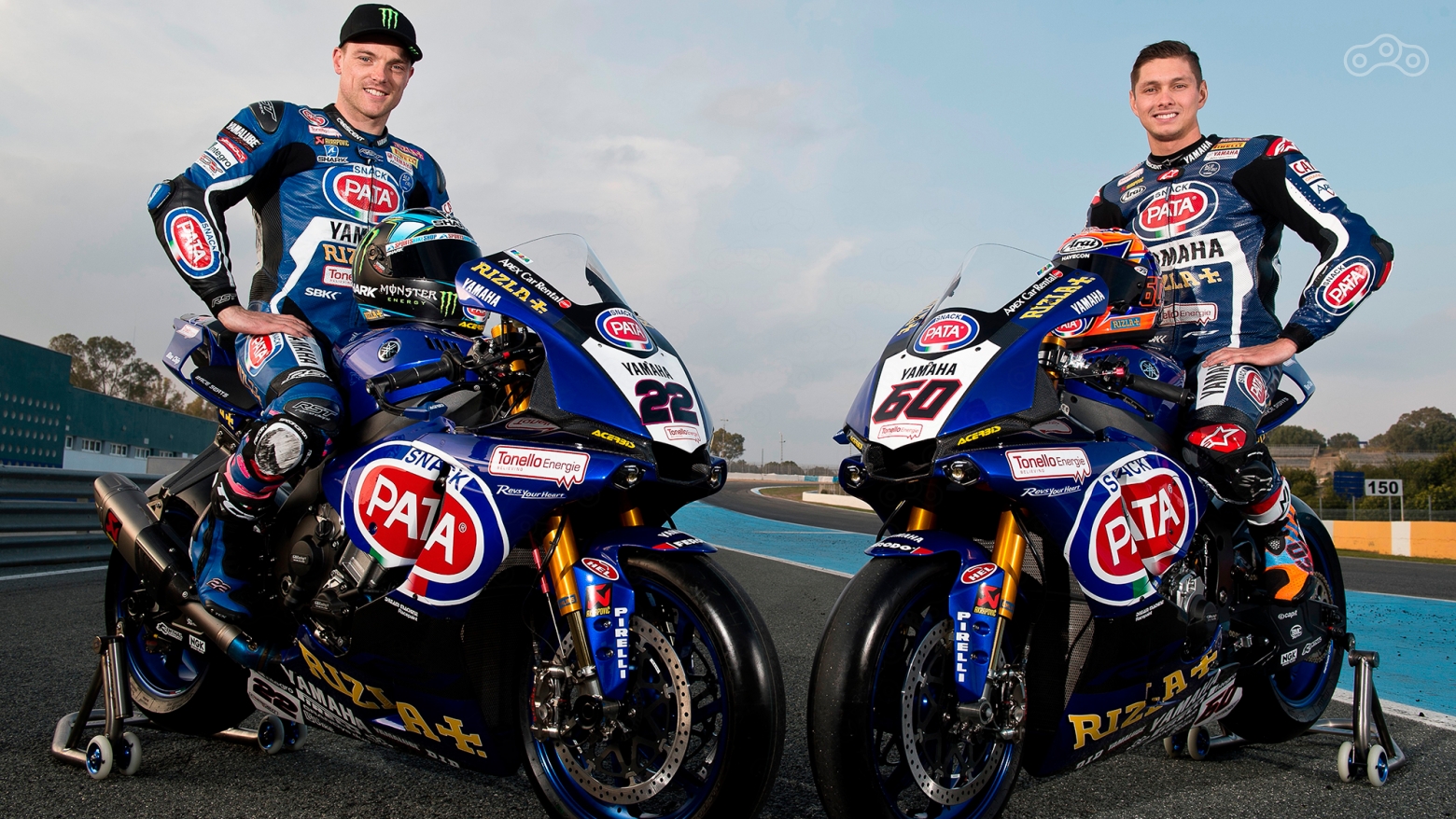Команда Pata Yamaha World Superbike: Алекс Лауэс и Майкл Ван Дер Марк