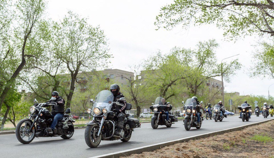 Chopper Clan MC Уфа. Колонна по городу.