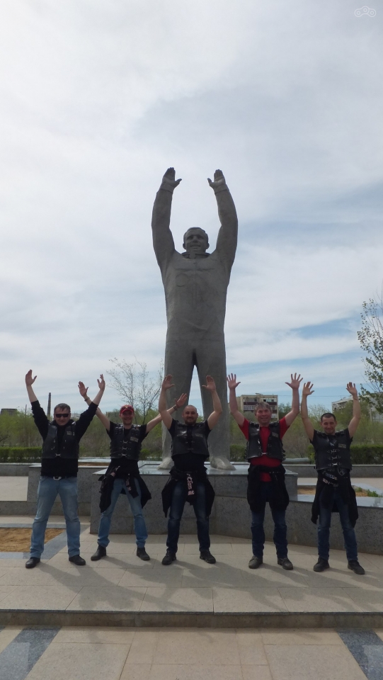 Chopper Clan MC Уфа. Памятник Ю.А. Гагарину