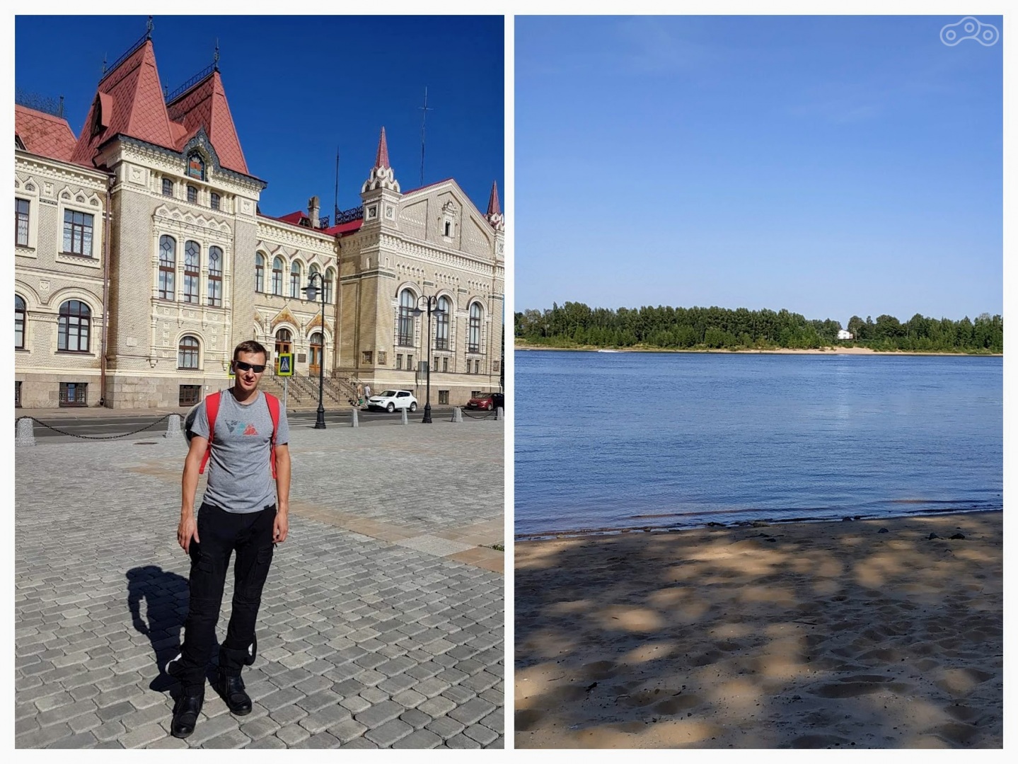 Новая хлебная биржа и песчаный пляж