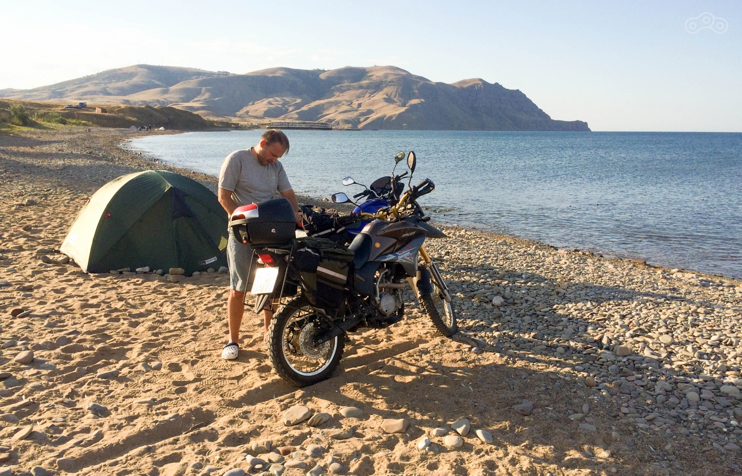 Искупались и начали собираться